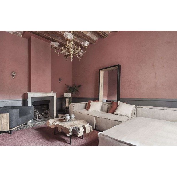 Mesa de Centro ROOT 120x60, Raíz Teca / Metal - Dareels. Vackart