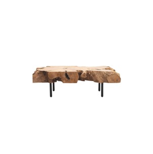 Mesa de Centro ROOT 120x60, Raíz Teca / Metal - Dareels. Las originales y exclusivas mesas de diseño de Dareels en Vackart, tu tienda de diseño online.