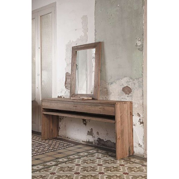 Consola EROSI, Teca Reciclada - Dareels. Vackart