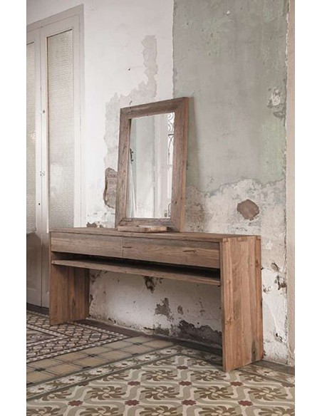 Consola EROSI, Teca Reciclada - Dareels. Vackart