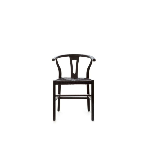 Silla ROB, Teca Reciclada / Cuerda Negra - Dareels. Vackart