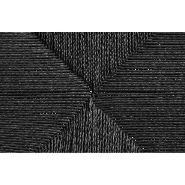 Silla ROB, Teca Reciclada Natural / Cuerda Negra - Dareels. Vackart