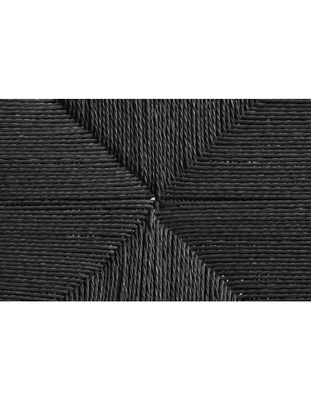 Silla ROB, Teca Reciclada Natural / Cuerda Negra - Dareels. Vackart