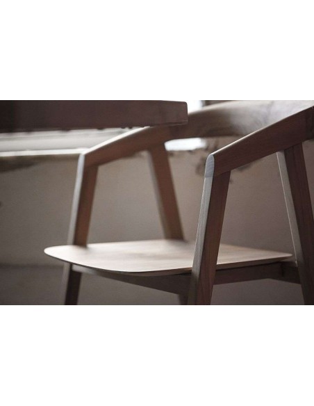 Silla ARC, Teca Reciclada Natural - Dareels. Vackart