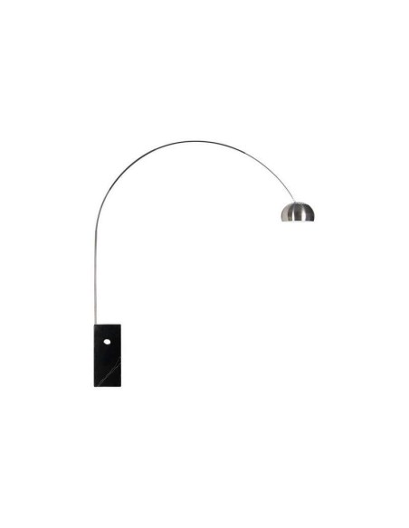 Lámpara Arita marmol negro Inspiración Flos Arco Lamp Achille Castiglioni