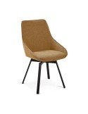 Silla Giratoria JENNA, Mostaza - Kave Home