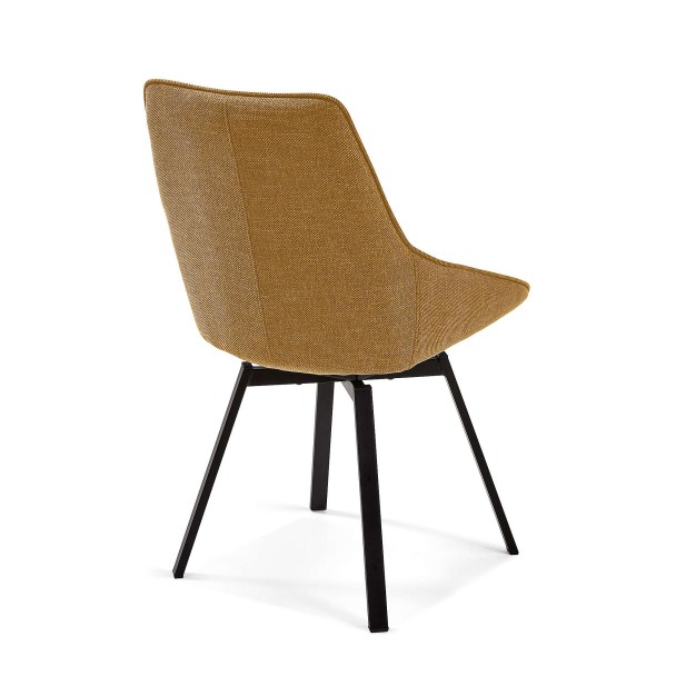 Silla Giratoria JENNA, Mostaza - Kave Home. Vackart Silla Giratoria JENNA, Mostaza - Kave Home. Vackart