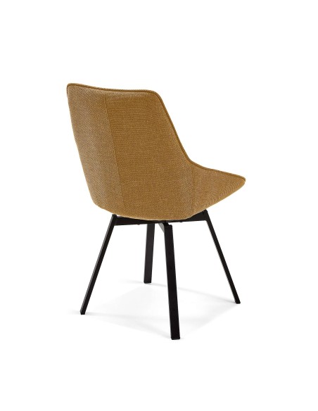 Silla Giratoria JENNA, Mostaza - Kave Home. Vackart