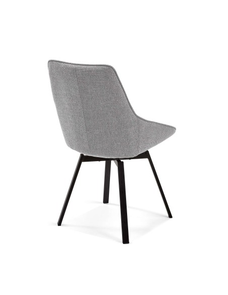 Silla Giratoria JENNA, Gris Claro - Kave Home. Vackart
