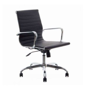 Silla de oficina ENGLAND, polipiel negro