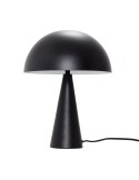 Lámpara de Mesa MUSH 33 cm, Negra - Hübsch