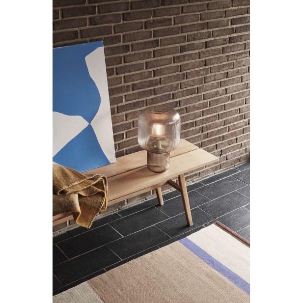 Banco ELSKER, Chapa Roble Natural - Hübsch. Vackart Banco ELSKER, Chapa Roble Natural - Hübsch. Vackart