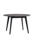 Mesa VALG Ø120 cm de Comedor, Madera Negra - Hübsch