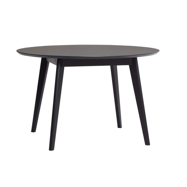 Mesa VALG Ø120 cm de Comedor, Madera Negra - Hübsch. Vackart