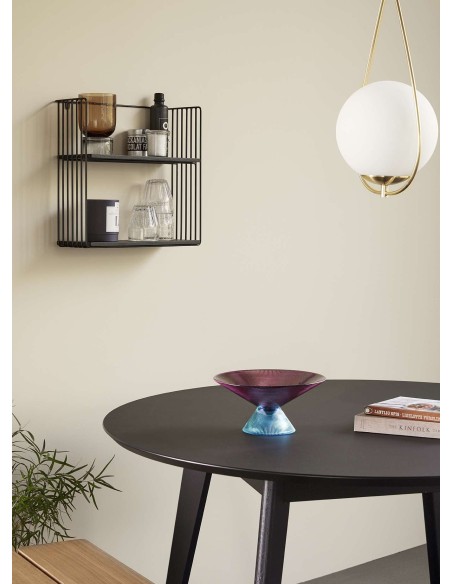 Mesa VALG Ø120 cm de Comedor, Madera Negra - Hübsch. Vackart