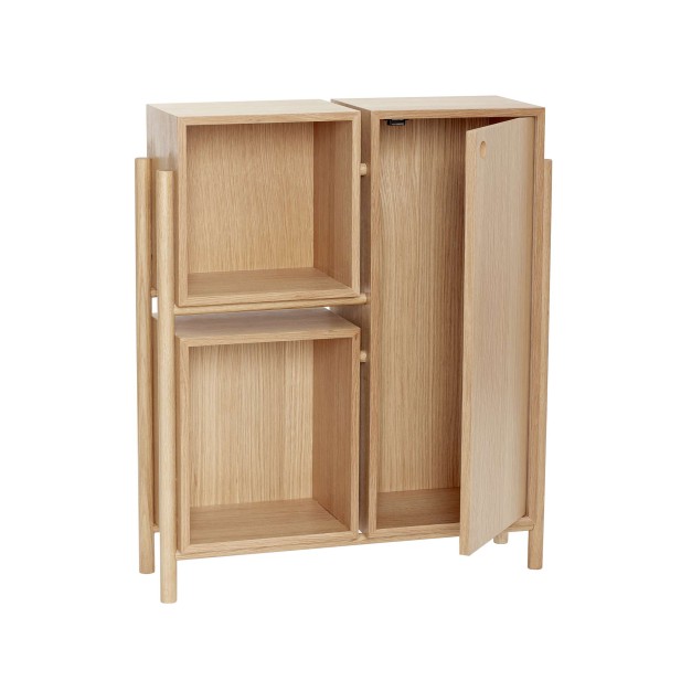 Aparador VISDET, Roble Natural - Hübsch. Vackart