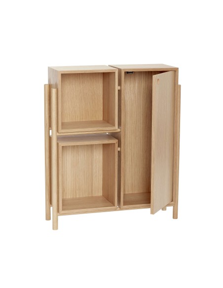 Aparador VISDET, Roble Natural - Hübsch. Vackart