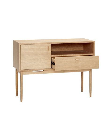 Consola CUBE, Roble Natural - Hübsch. Vackart