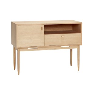 Consola CUBE, Roble Natural - Hübsch. Los originales y exclusivos muebles de diseño escandinavo de Hübsch en Vackart, tu tienda de diseño online.