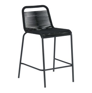 Taburete Lambton negro altura 62 cm - Kave Home, Vackart