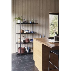 Estantería NORM 4 Estantes, Madera Negra - Hübsch. Vackart 2