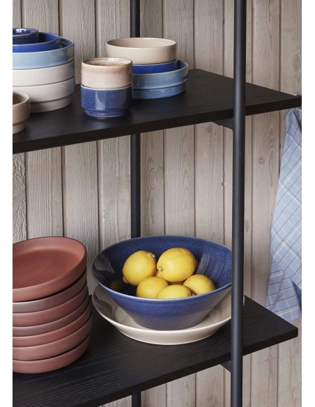 Estantería NORM 4 Estantes, Madera Negra - Hübsch. Vackart