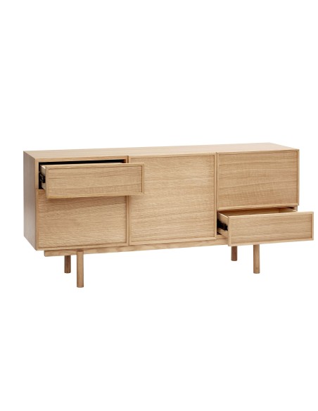 Aparador CUBE, Roble Natural - Hübsch. Vackart