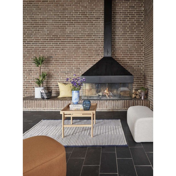 Mesa Auxiliar CUBE, Roble Natural - Hübsch. Vackart Mesa Auxiliar CUBE, Roble Natural - Hübsch. Vackart