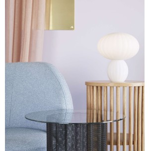 Mesa Auxiliar FLOW, Metal / Cristal Negro - Hübsch. Vackart 2