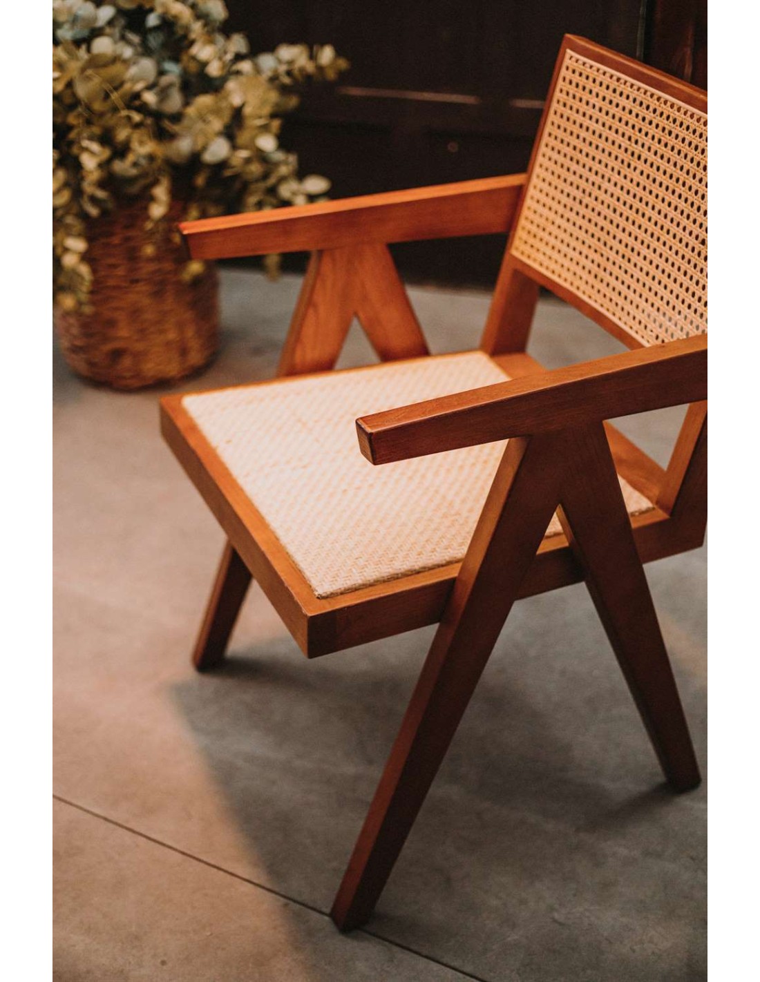 Silla CHANDIGARH, marrón - Vackart