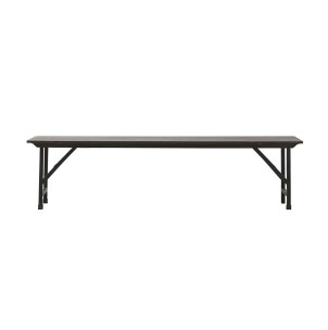 Banco Plegable PARTY, Madera / Metal Negro - House Doctor. Los exclusivos bancos de diseño nórdico de House Doctor en Vackart, tu tienda de diseño online.