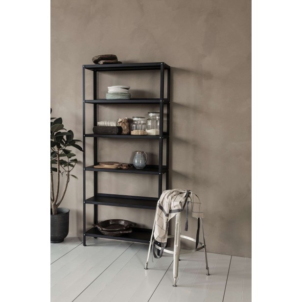 Estantería USE, Metal Negro - House Doctor. Vackart