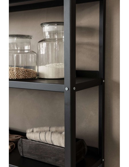 Estantería USE, Metal Negro - House Doctor. Vackart