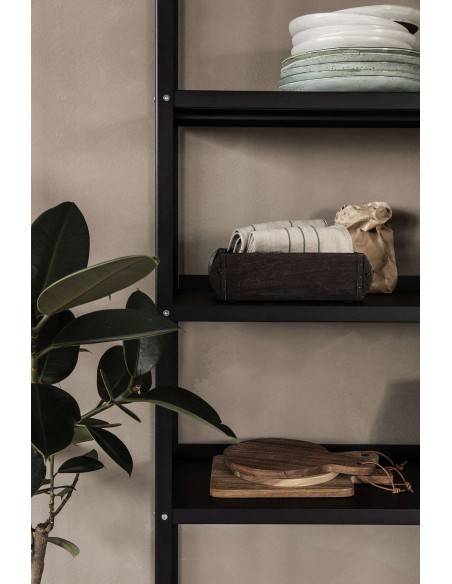 Estantería USE, Metal Negro - House Doctor. Vackart