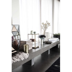 Vitrina GLASS 25x25x41 cm, Latón - House Doctor. Vackart 2