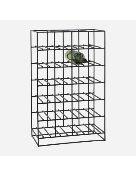 Botellero Estantería 24, Metal Negro - House Doctor. Vackart