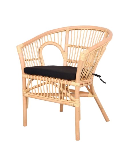 Silla KELEK, ratán natural - Vackart