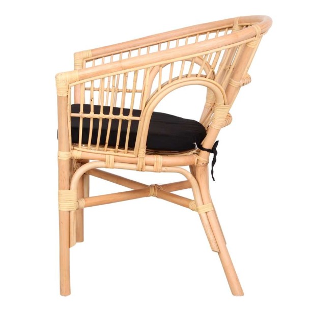 Silla KELEK, ratán natural - Vackart