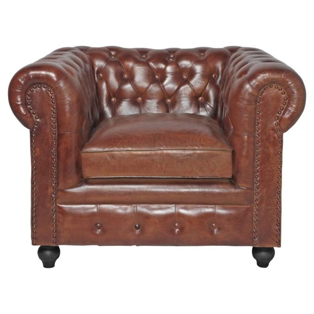 Butaca GARBO, cuero - Vackart