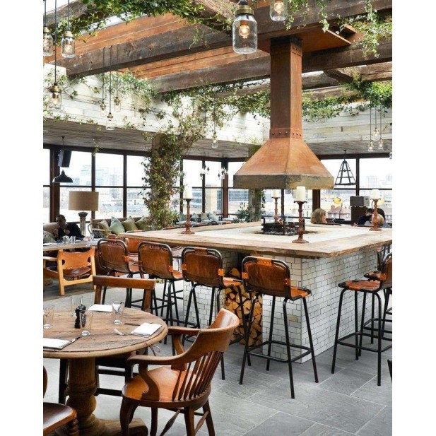 Taburete IGOR 76 cm, piel