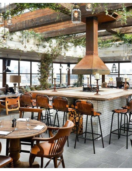 Taburete IGOR 76 cm, piel