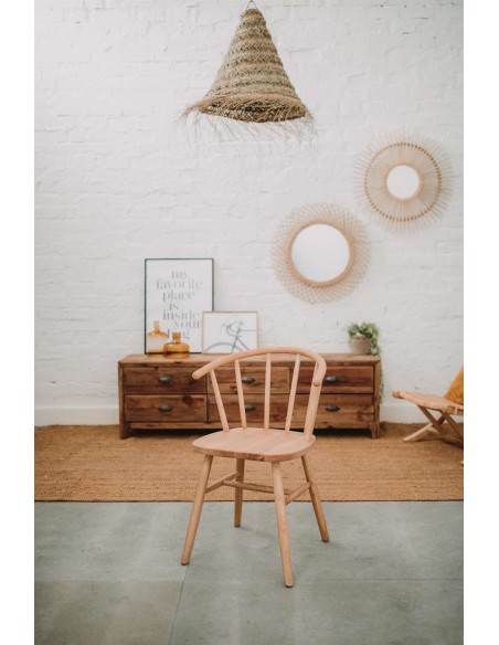 Silla REMY, Madera Olmo Natural. Vackart