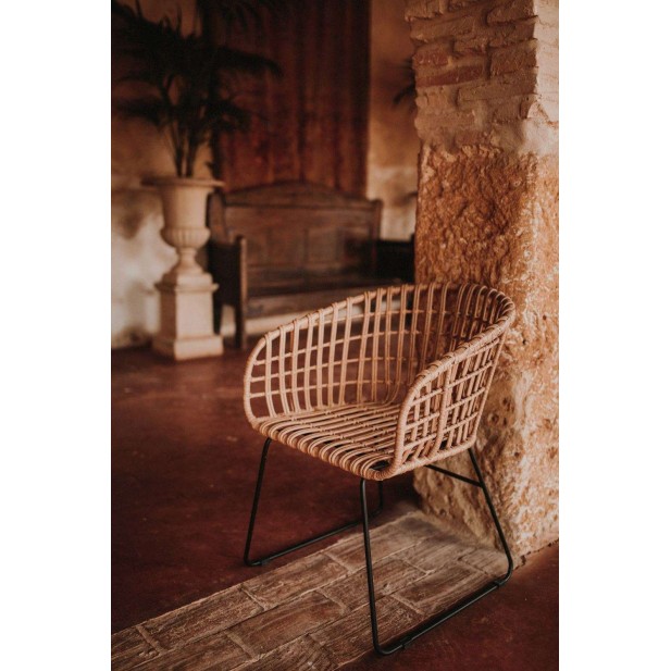 Silla BRIAN - ratán sintético/ Vackart