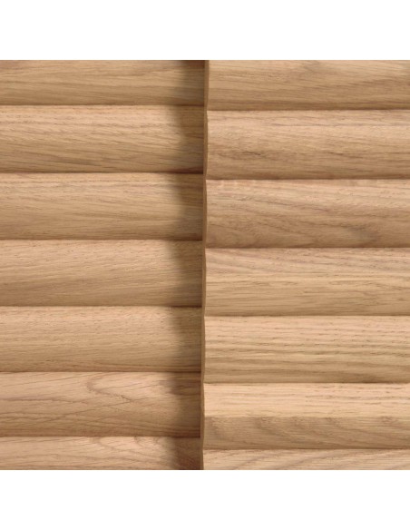 Mueble TV Lenon 200 x 57 cm de madera maciza y chapa de roble  - Kave Home