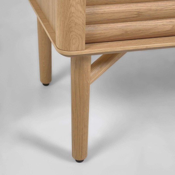 Aparador Lenon 152 x 86 cm de madera maciza y chapa de roble  - Kave Home Aparador Lenon 152 x 86 cm de madera maciza y chapa de roble  - Kave Home