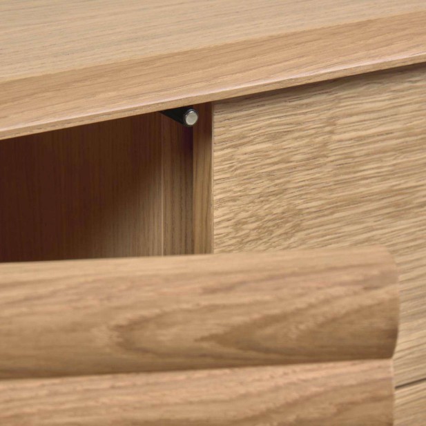 Aparador Lenon 152 x 86 cm de madera maciza y chapa de roble  - Kave Home Aparador Lenon 152 x 86 cm de madera maciza y chapa de roble  - Kave Home
