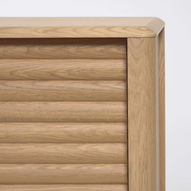 Aparador Lenon 152 x 86 cm de madera maciza y chapa de roble  - Kave Home Aparador Lenon 152 x 86 cm de madera maciza y chapa de roble  - Kave Home