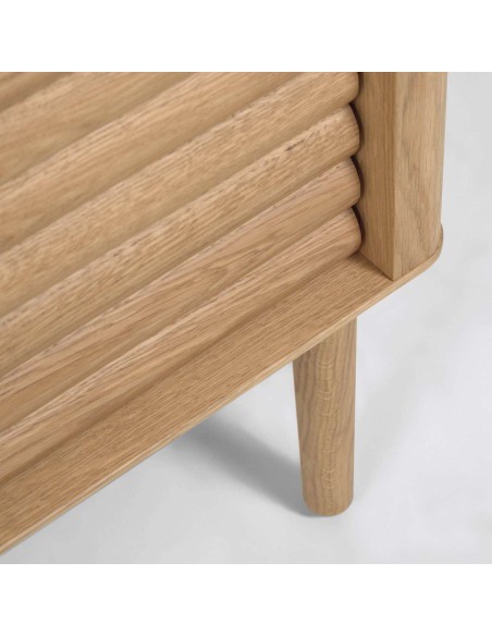 Aparador Lenon 152 x 86 cm de madera maciza y chapa de roble  - Kave Home