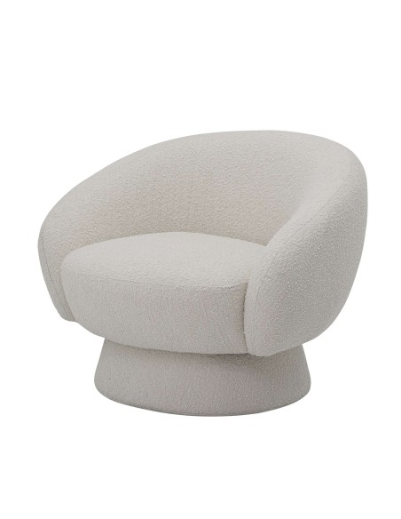 Sillón TED, Poliéster Blanco - Bloomingville. Vackart