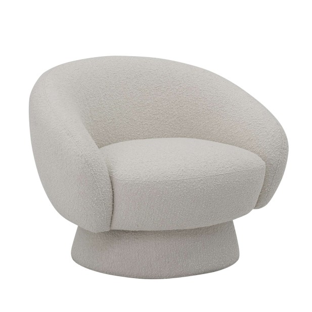 Sillón TED, Poliéster Blanco - Bloomingville. Vackart